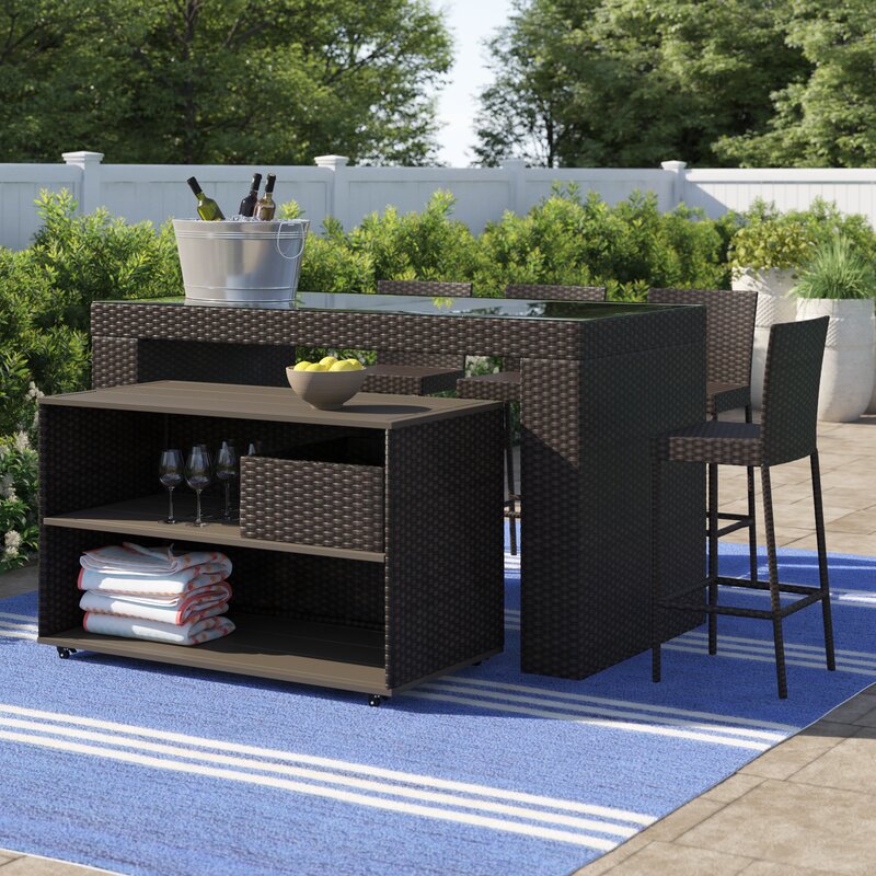 Sol 72 Outdoor™ Fernando 7 Piece Bar Set Wayfair